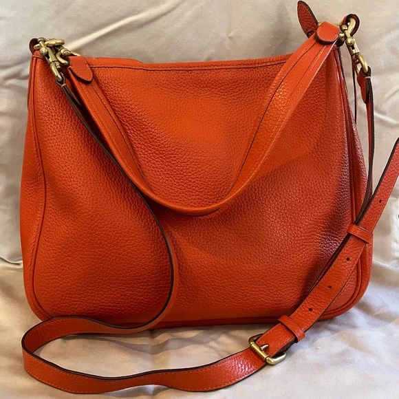 Coach Vibrant Orange Shoulder Bag - Picture 5 of 9